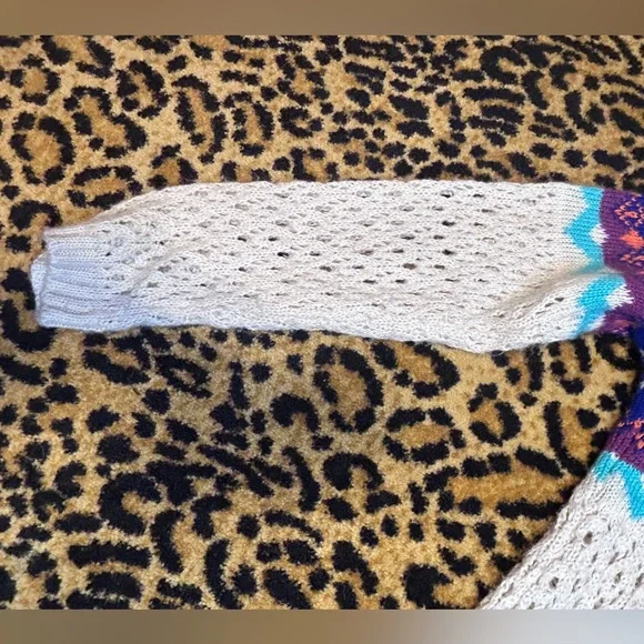 Vintage dELiA*s Fair Isle Pullover Sweater 90’s Size Large - Picture 5 of 10